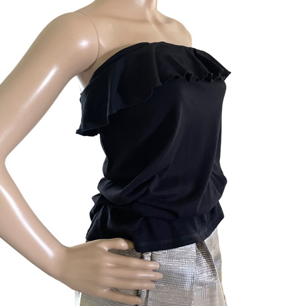 Amercian Eagle Live Your Life Strapless Top for Women w/Built in Shelf Bra sz L